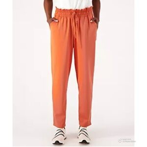 Zuda Z-Move Tapered Pant With Comfort Waistband Size Small Burnt Orange QVC NWOT
